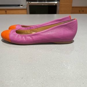 J. Crew Cece Color Block Ballet Flats 5.5 M
